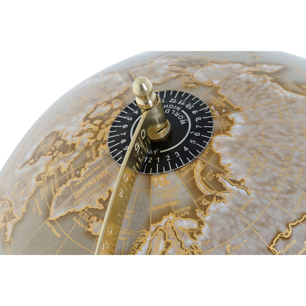 Terraqueo-Globus Home ESPRIT Braun PVC Mango-Holz 27 x 25 x 43 cm