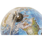 Terraqueo-Globus Home ESPRIT Blau Braun PVC Mango-Holz 14 x 12 x 20 cm