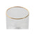 Gläserset Home ESPRIT Durchsichtig Gold Kristall 320 ml (6 Stück)