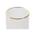 Gläserset Home ESPRIT Durchsichtig Gold Kristall 400 ml (6 Stück)