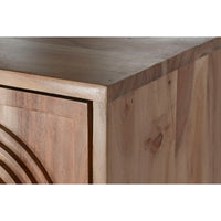 Anrichte Home ESPRIT Braun Metall Akazienholz 90 x 40 x 161 cm