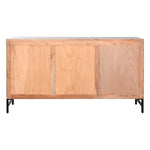 Anrichte Home ESPRIT Braun Schwarz Metall Akazienholz 145 x 40 x 80 cm