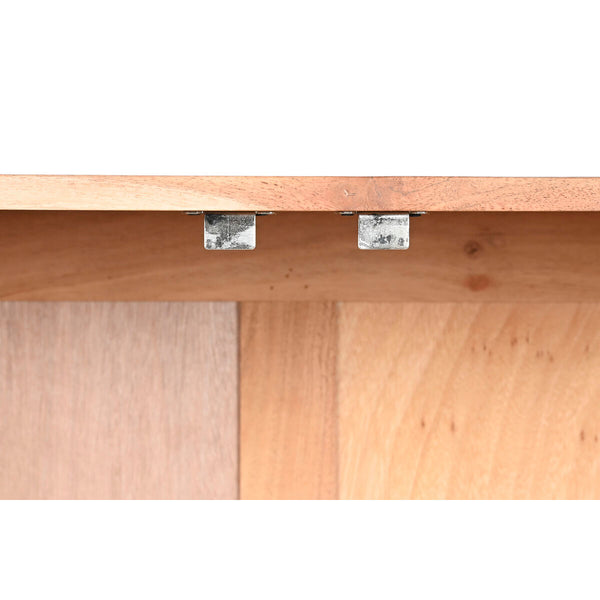 Anrichte Home ESPRIT Braun Schwarz Metall Akazienholz 145 x 40 x 80 cm