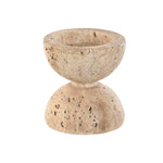 Kerzenschale Home ESPRIT Beige Magnesium 12 x 12 x 12,7 cm