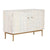 Anrichte Home ESPRIT Weiß Gold 120 x 45 x 80 cm
