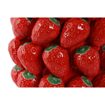 Vase Home ESPRIT Rot aus Keramik Steingut Erdbeeren Tropical 23 x 23 x 34 cm