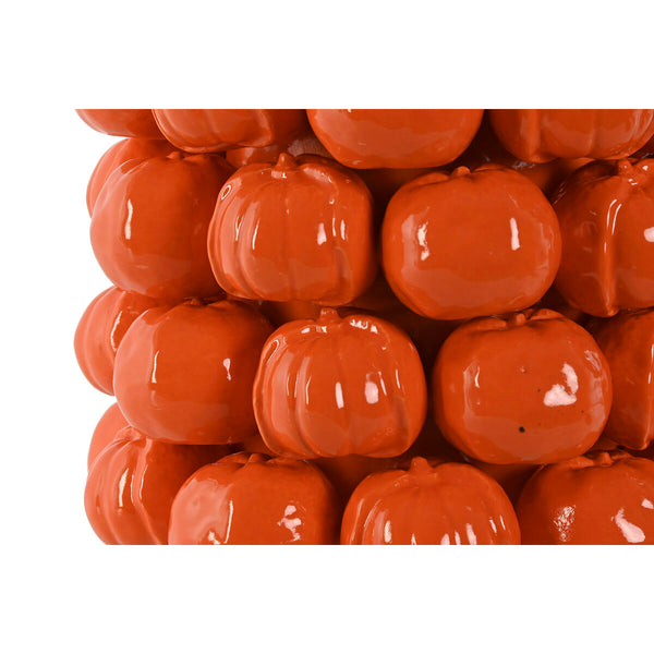 Vase Home ESPRIT Orange aus Keramik Steingut Tropical 25 x 25 x 30 cm