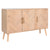 Anrichte Home ESPRIT natürlich Paulonia-Holz Holz MDF 120 x 34 x 76 cm