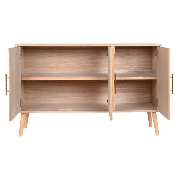 Anrichte Home ESPRIT natürlich Paulonia-Holz Holz MDF 120 x 34 x 76 cm
