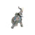 Deko-Figur Home ESPRIT Bunt Elefant Mediterraner 16 x 7 x 17 cm (2 Stück)