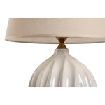 Tischlampe Home ESPRIT Weiß Porzellan 50 W 220 V 40 x 40 x 60 cm