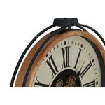 Wanduhr Home ESPRIT Schwarz Beige Gold natürlich Metall Kiefernholz 74 x 9 x 91 cm