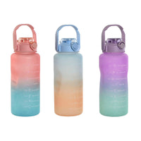 Wasserflasche Home ESPRIT Blau Rosa türkis Lila Polypropylen PET 2 L (3 Stück)