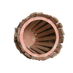 Satz Blumentöpfe Home ESPRIT Braun Paulonia-Holz 35 x 35 x 45 cm (2 Stücke)