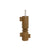 Kerzenleuchter Home ESPRIT Braun Harz Holz 15 x 9,5 x 35 cm