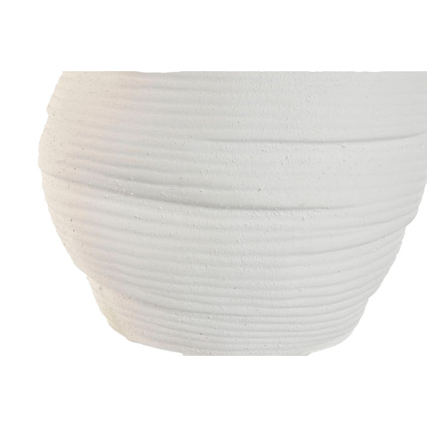 Blumentopf Home ESPRIT Weiß aus Keramik 29 x 29 x 27 cm