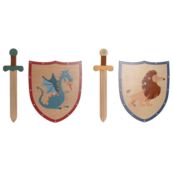 Spielzeugschwert Home ESPRIT 28 x 0,5 x 33,5 cm (2 Stück)