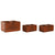 Aufbewahrungskästen Home ESPRIT Braun Tannenholz 35 x 25 x 20 cm 3 Stücke