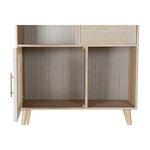 Regal Home ESPRIT natürlich Paulonia-Holz Holz MDF 90 x 37 x 189 cm