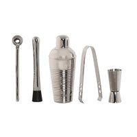 Cocktail-Set Home ESPRIT Silberfarben Edelstahl 500 ml 8 x 8 x 21 cm