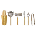 Cocktail-Set Home ESPRIT Gold Edelstahl 22 x 22 x 21 cm