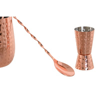 Cocktail-Set Home ESPRIT Intensives Kupfer Edelstahl 540 ml 8,5 x 8,5 x 11 cm