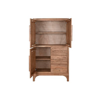 Anrichte Home ESPRIT Hellbraun Akazienholz 90 x 45 x 160 cm