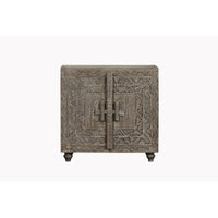 Anrichte Home ESPRIT Grau Hellbraun Holz 91,5 x 40 x 90 cm