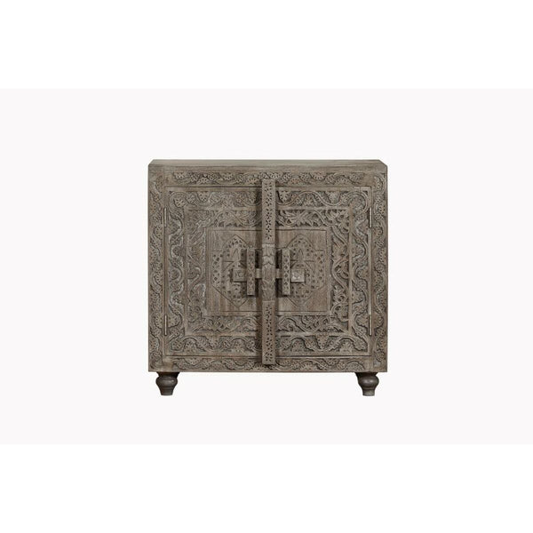 Anrichte Home ESPRIT Grau Hellbraun Holz 91,5 x 40 x 90 cm