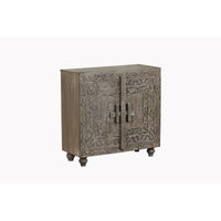 Anrichte Home ESPRIT Grau Hellbraun Holz 91,5 x 40 x 90 cm
