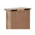 Schlüsselschrank Home ESPRIT Weiß natürlich 18 x 7,5 x 28 cm
