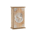 Schlüsselschrank Home ESPRIT Weiß natürlich 18 x 7,5 x 28 cm