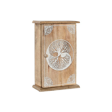 Schlüsselschrank Home ESPRIT Weiß natürlich 18 x 7,5 x 28 cm