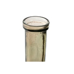 Vase Home ESPRIT Taupe Recyceltes Glas 26,5 x 26,5 x 75 cm