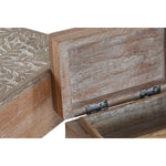 Box-Schmuckkästchen Home ESPRIT Weiß natürlich Mango-Holz (2 Stücke)