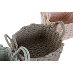 Korb-Set Home ESPRIT Schnur 28 x 28 x 18 cm