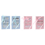 Lätzchen-Set Home ESPRIT Blau Rosa Baumwolle 19 x 29 x 3 cm (4 Stück)
