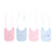 Lätzchen-Set Home ESPRIT Rosa Himmelsblau Baumwolle 19 x 29 x 3 cm (4 Stück)