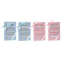 Lätzchen-Set Home ESPRIT Rosa Himmelsblau Baumwolle 19 x 29 x 3 cm (4 Stück)