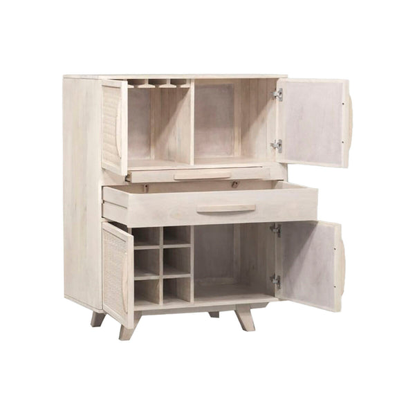 Beistellmöbel Home ESPRIT Weiß 85 x 40 x 123 cm