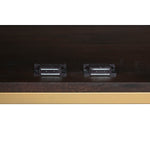 Anrichte Home ESPRIT Gold Dunkelbraun Metall Mango-Holz 157,5 x 47 x 76,2 cm