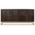 Anrichte Home ESPRIT Gold Dunkelbraun Metall Mango-Holz 157,5 x 47 x 76,2 cm