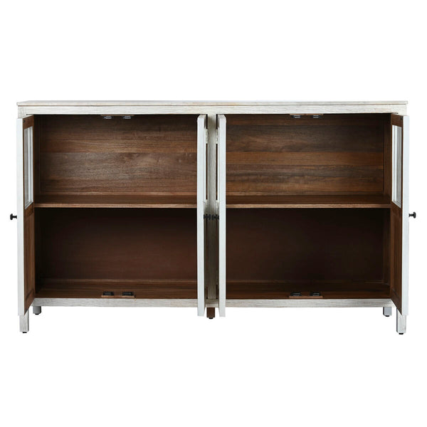 Anrichte Home ESPRIT Weiß Kristall Mango-Holz 175 x 45,2 x 105 cm