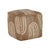Fußstütze Home ESPRIT Beige natürlich 45 x 45 x 45 cm