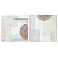 Leinwand Home ESPRIT Leinwand Holz MDF 50 x 2,5 x 50 cm