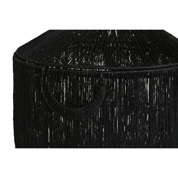 Korb-Set Home ESPRIT Schwarz Jute Metall (2 Stücke)