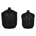 Korb-Set Home ESPRIT Schwarz Jute Metall (2 Stücke)