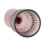 Gläsersatz Home ESPRIT Rosa Kristall 380 ml (6 Stück)