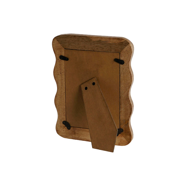 Fotorahmen Home ESPRIT natürlich Mango-Holz Wellen Urban 21,5 x 1,5 x 26,5 cm