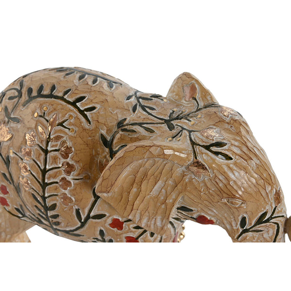 Deko-Figur Home ESPRIT Bunt Elefant 32,5 x 12,5 x 21 cm